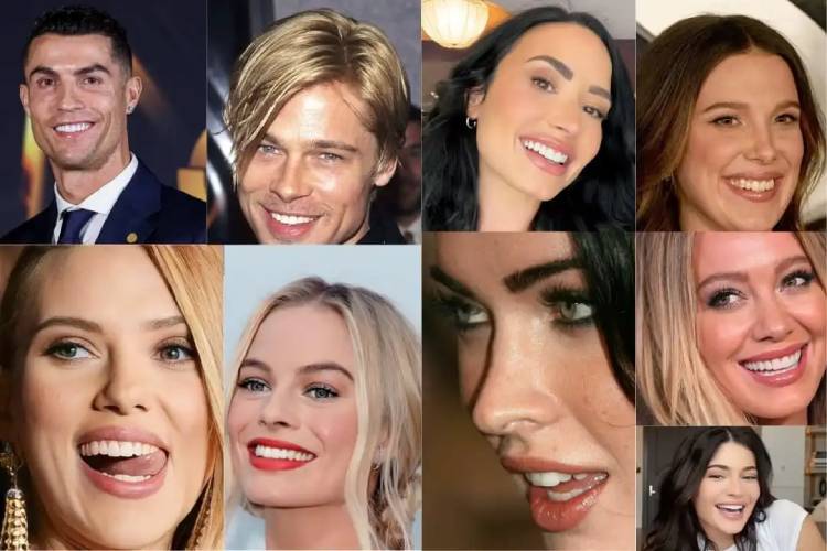 Celebrity veneers; transformation of smile